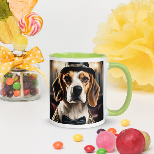 Beagle- Mug with Color Inside v4