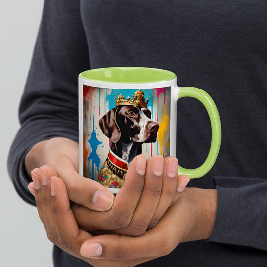 German Shorthaired Pointer- Mug with Color Inside