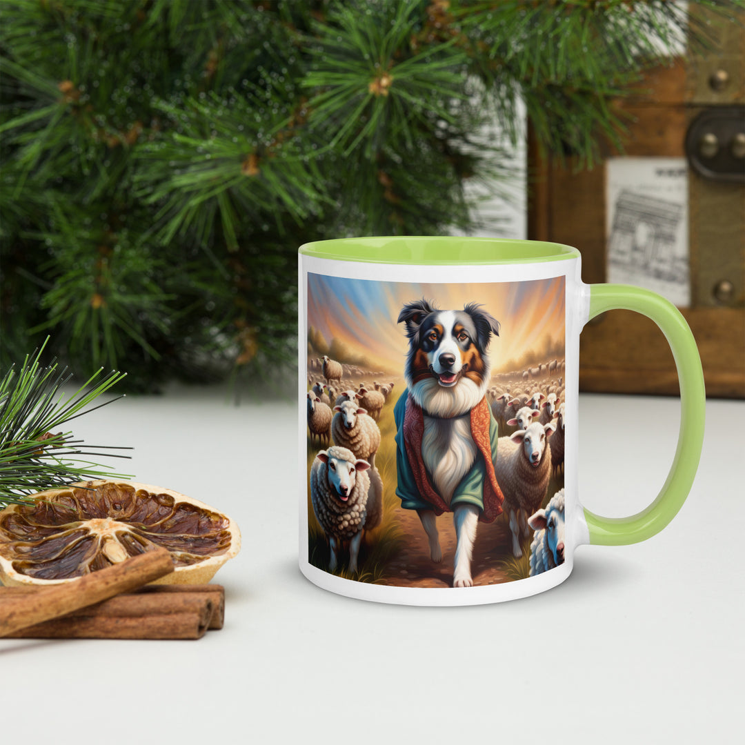 Australian Shepherd- Mug with Color Inside