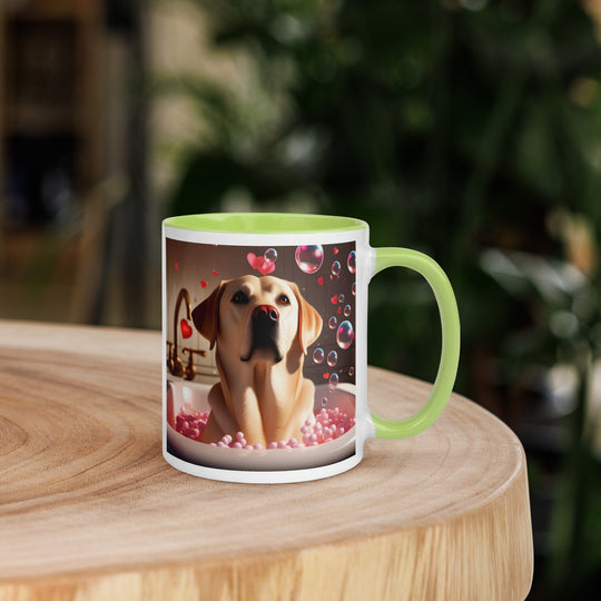 Labrador Retriever Romantic- Mug with Color Inside