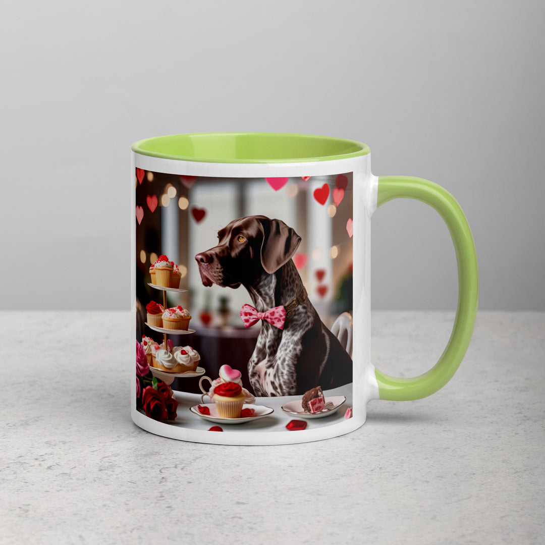 German Shorthaired Pointer Romantic- Mug with Color Inside