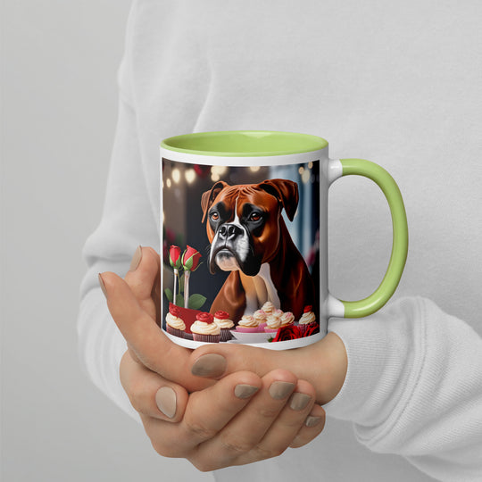 Boxer Romantic- Mug with Color Inside v3