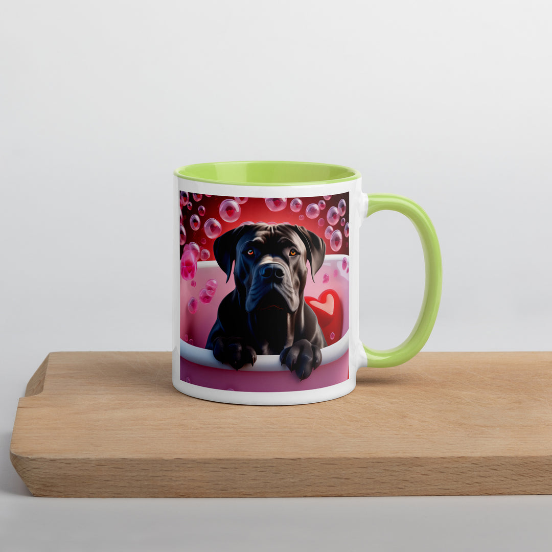 Cane Corso Romantic- Mug with Color Inside