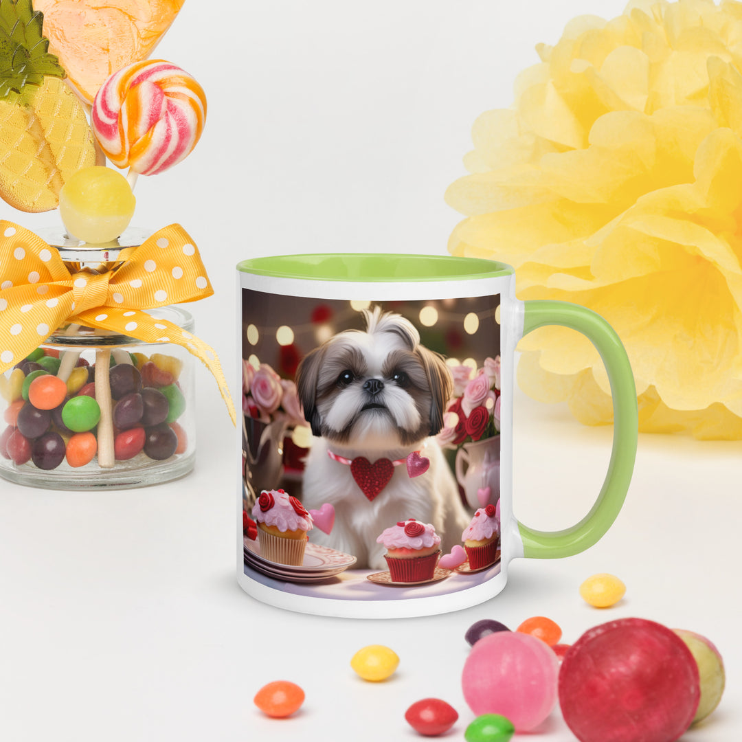 Shih Tzu Romantic- Mug with Color Inside