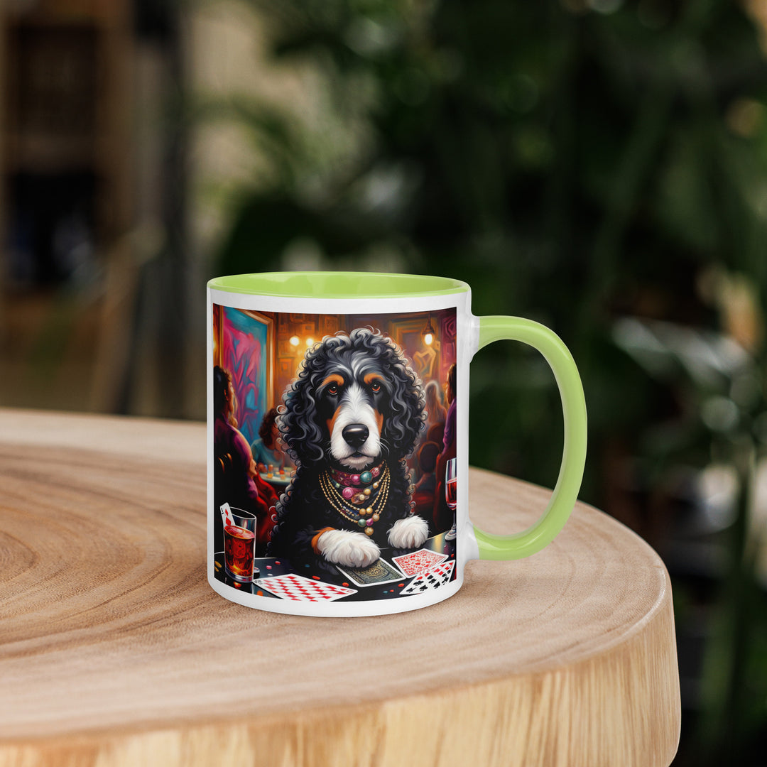 Bernedoodle General- Mug with Color Inside v2