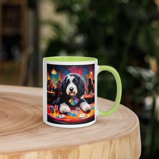 Bernedoodle General- Mug with Color Inside v5