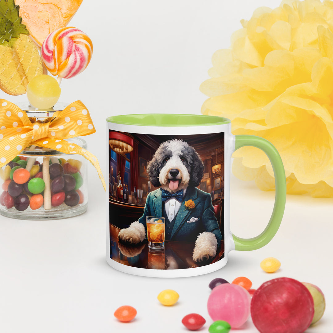 Bernedoodle General- Mug with Color Inside v9