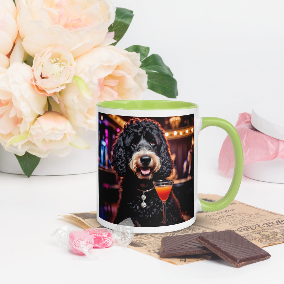 Bernedoodle General- Mug with Color Inside v11