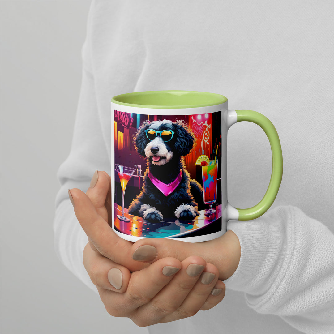 Bernedoodle General- Mug with Color Inside v17