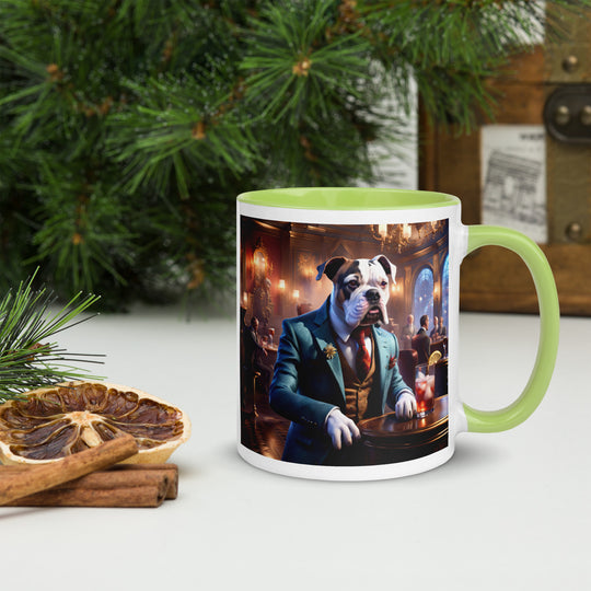 Catahoula Bulldog General- Mug with Color Inside v2