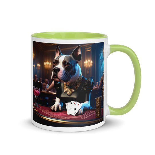 Catahoula Bulldog General- Mug with Color Inside v6