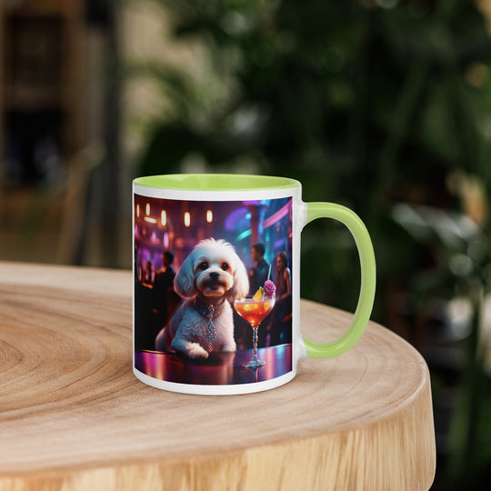 Cavapoo General- Mug with Color Inside v12