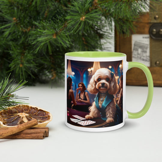 Cavapoo General- Mug with Color Inside v21