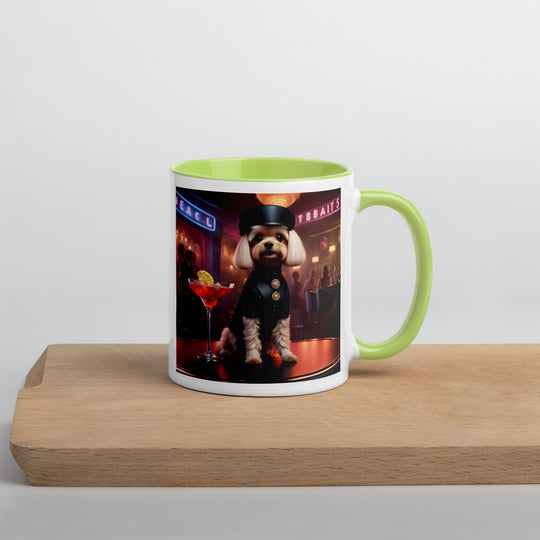 Cavapoo General- Mug with Color Inside v27