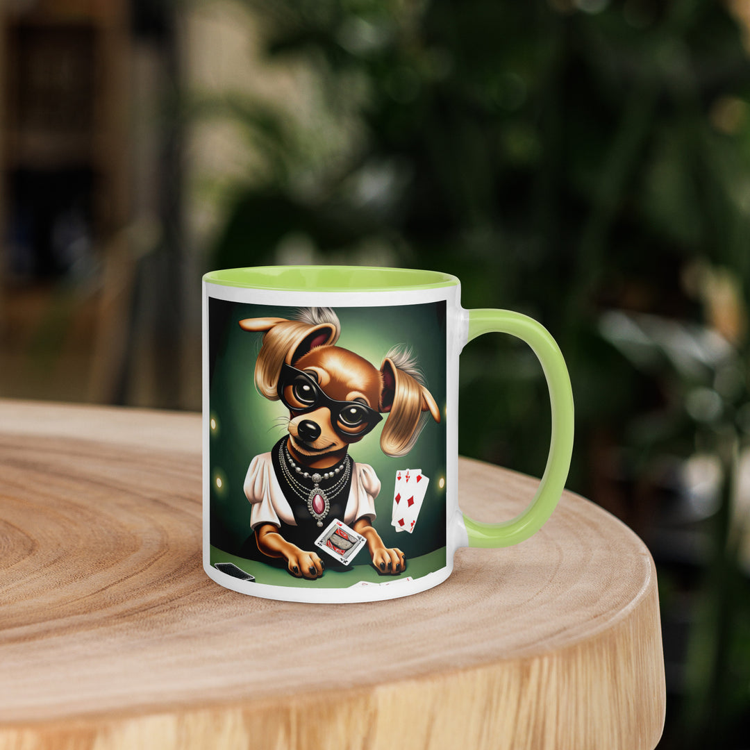 Chiweenie General- Mug with Color Inside