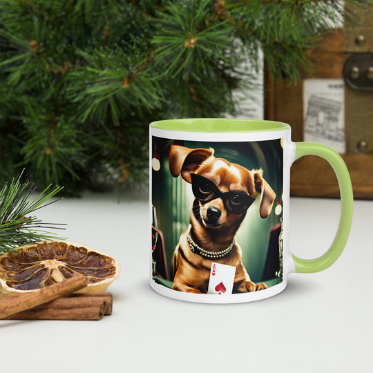 Chiweenie General- Mug with Color Inside v5