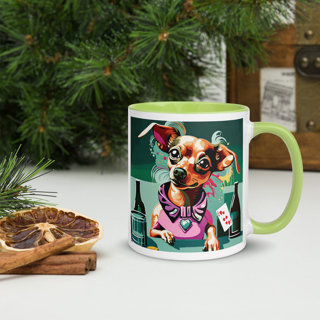 Chiweenie General- Mug with Color Inside v14