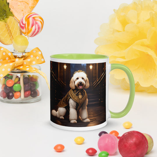 Goldendoodle- Mug with Color Inside v7