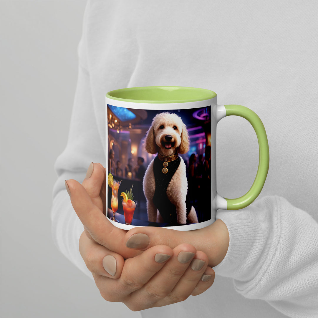 Goldendoodle- Mug with Color Inside v14