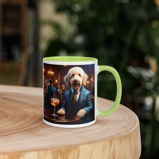 Goldendoodle- Mug with Color Inside v15