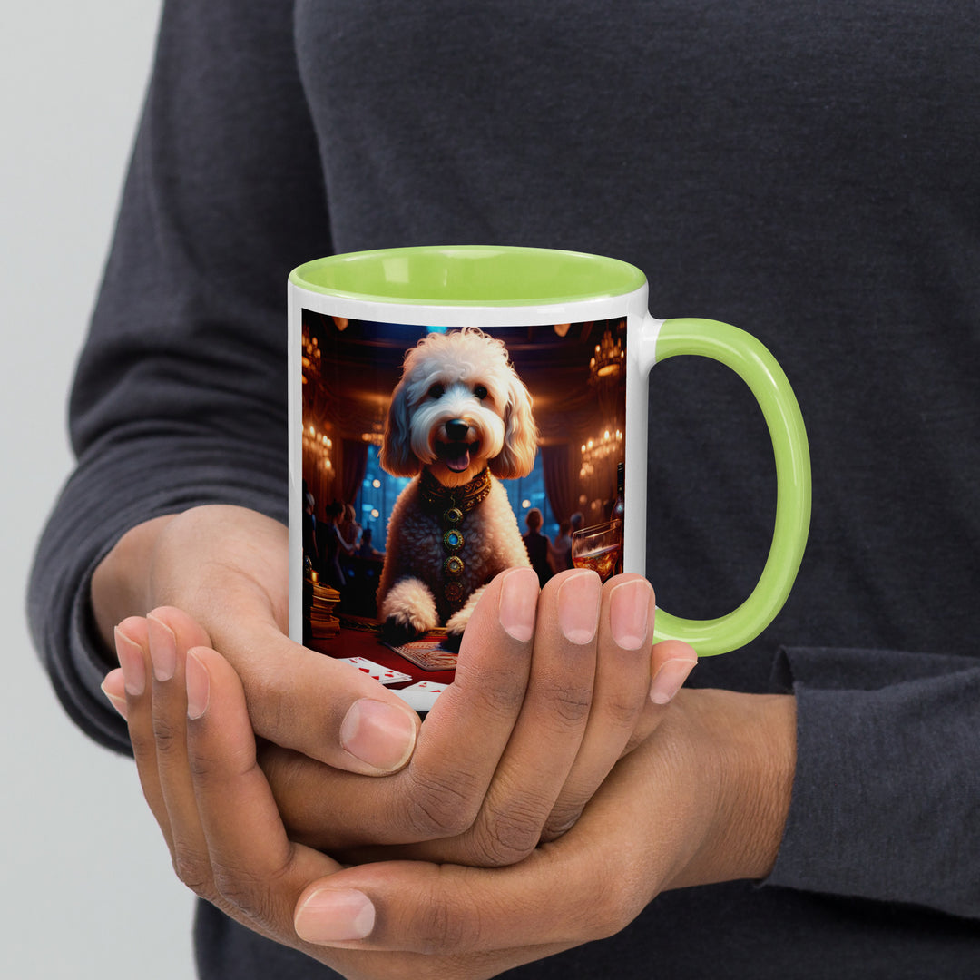 Goldendoodle- Mug with Color Inside v16