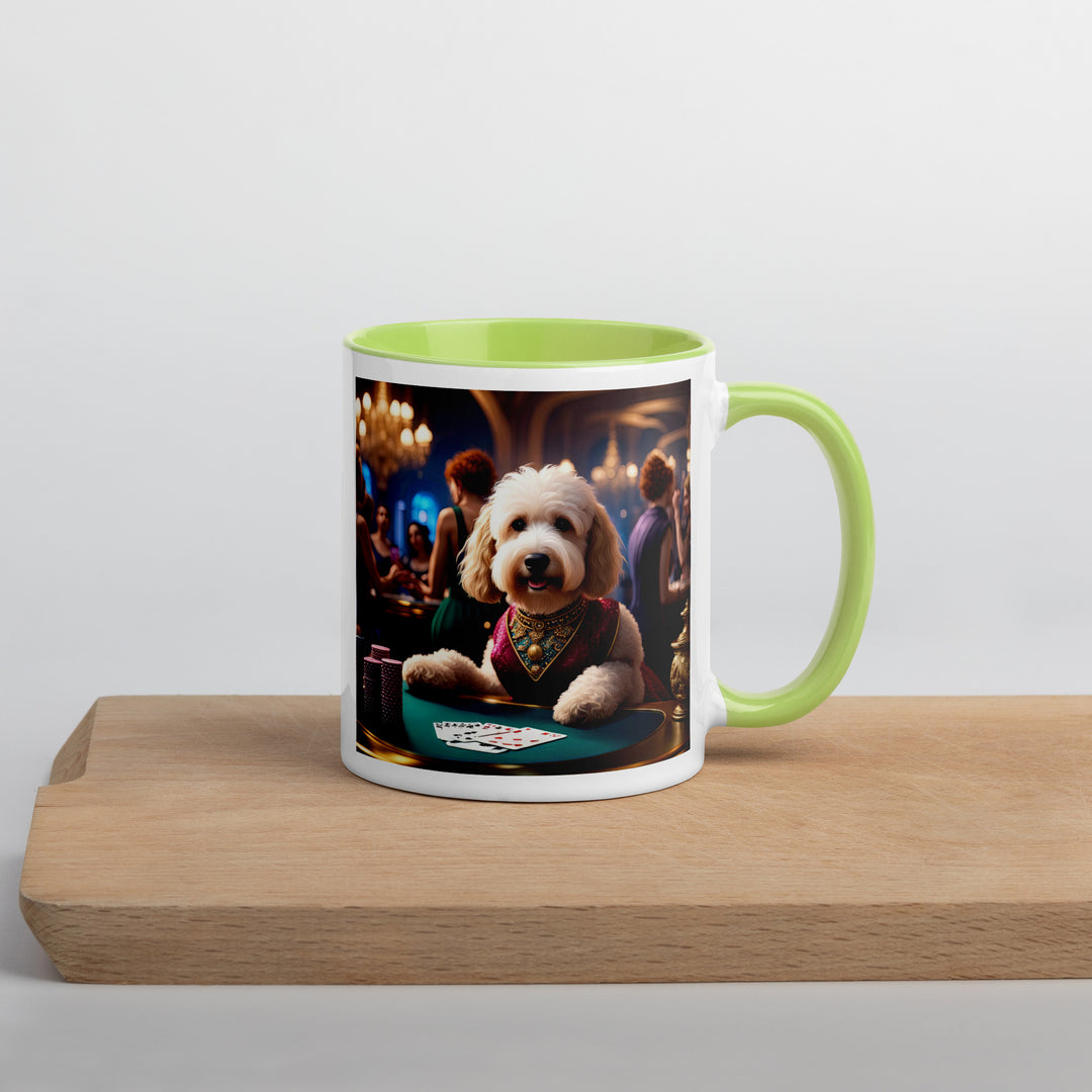 Goldendoodle- Mug with Color Inside v20