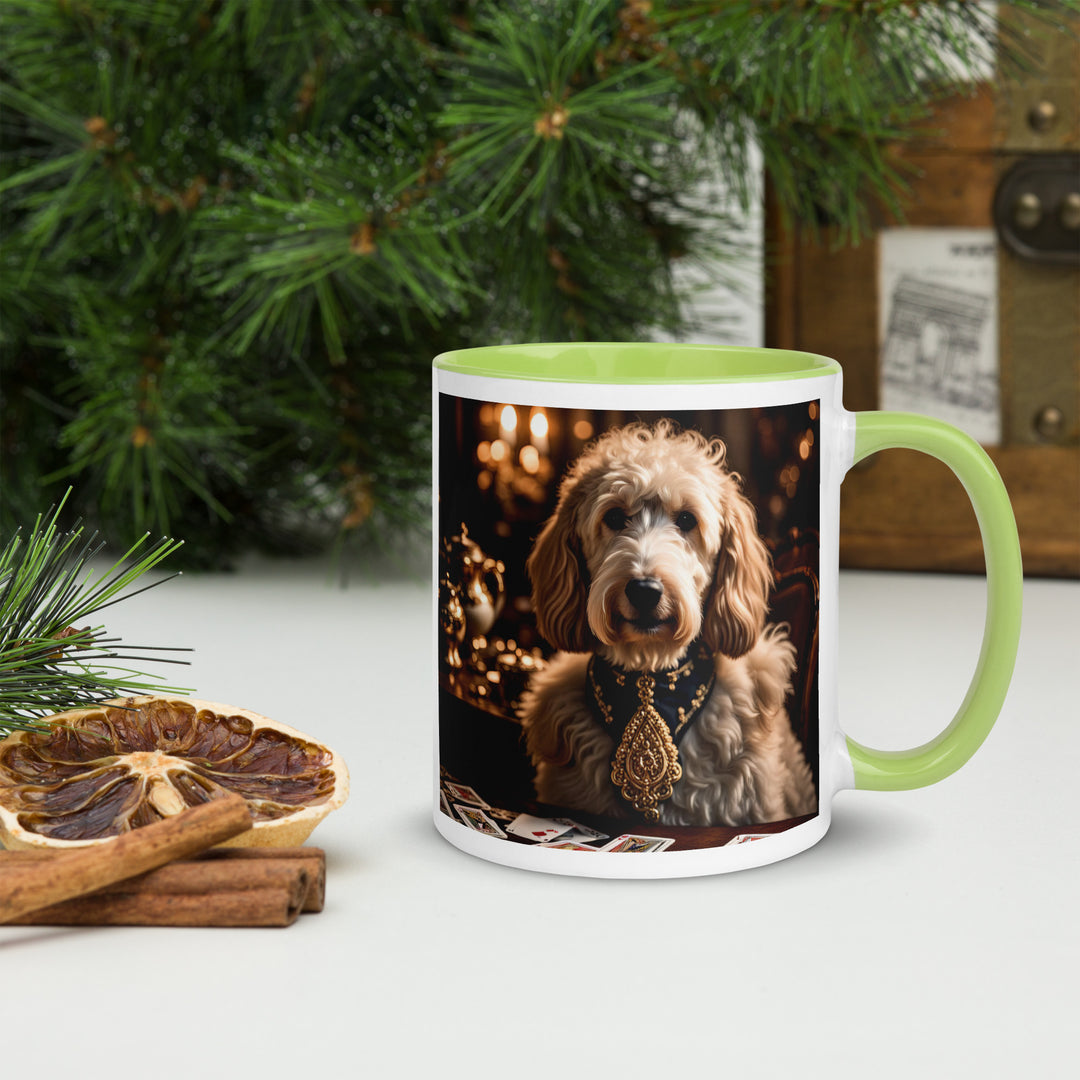 Goldendoodle- Mug with Color Inside v23