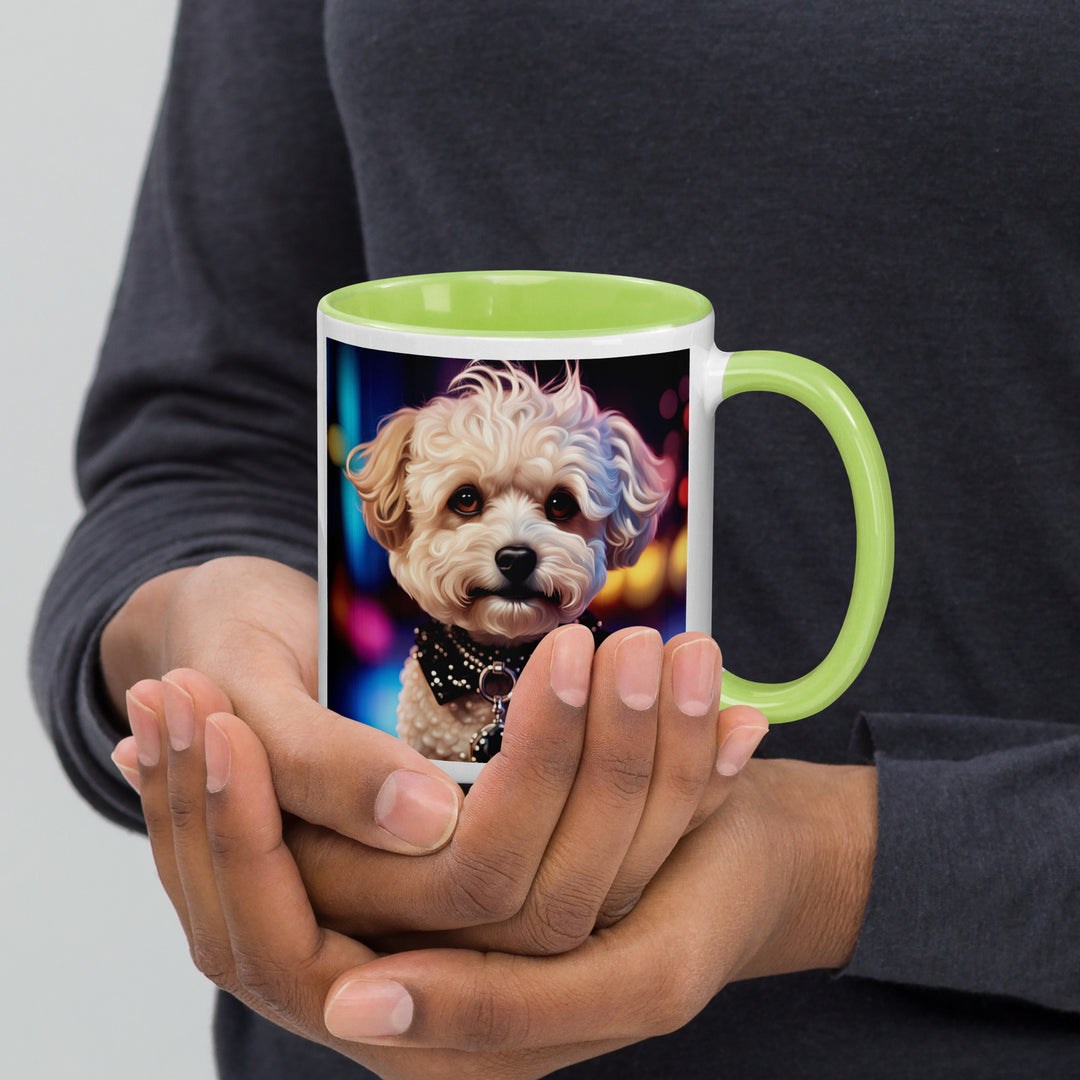 Maltipoo General- Mug with Color Inside v11