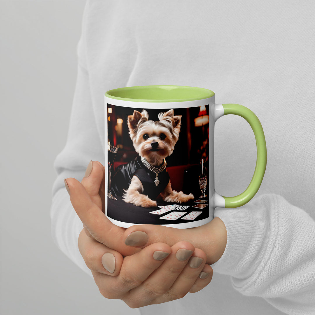 Morkie General- Mug with Color Inside v4