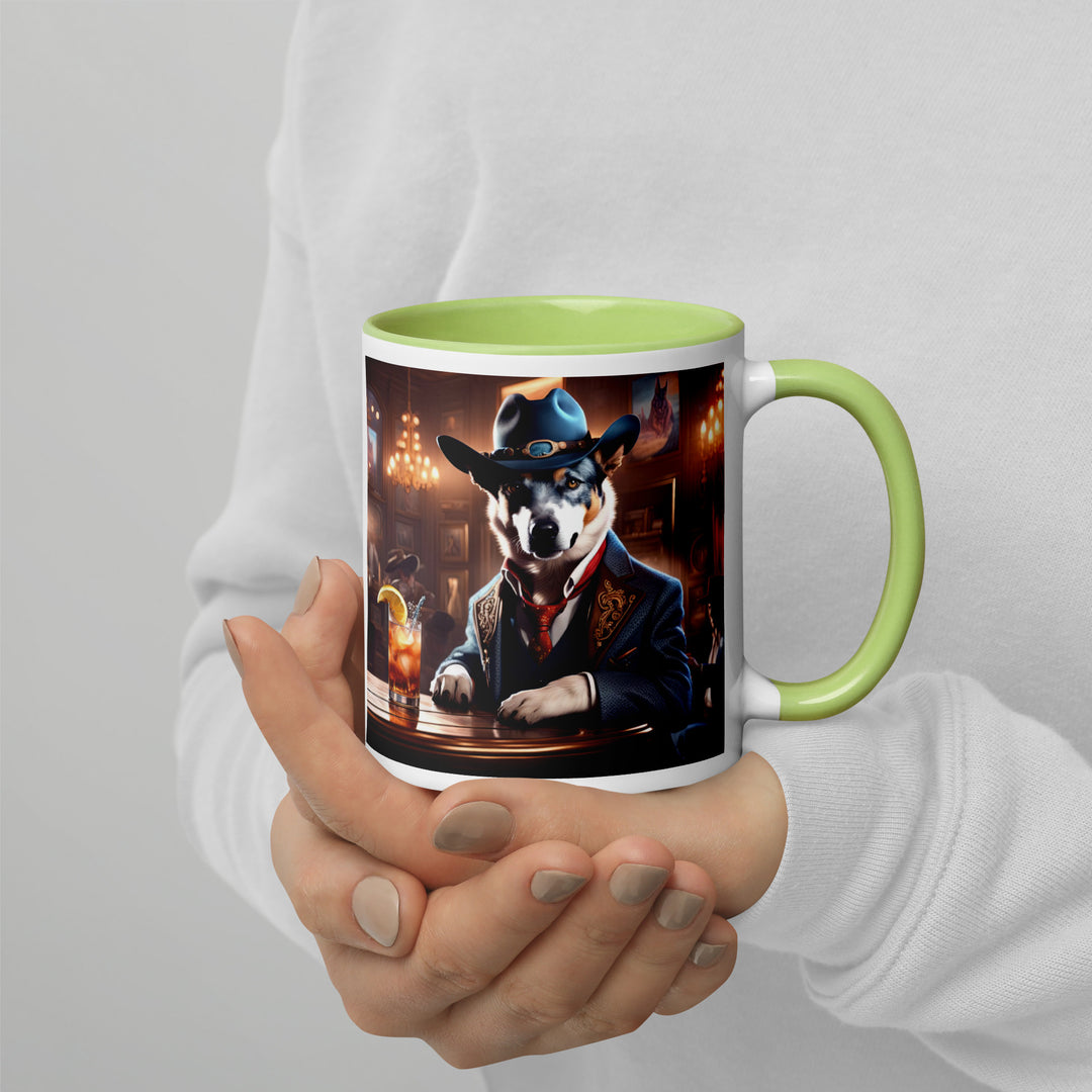 Texas Heeler General- Mug with Color Inside v3