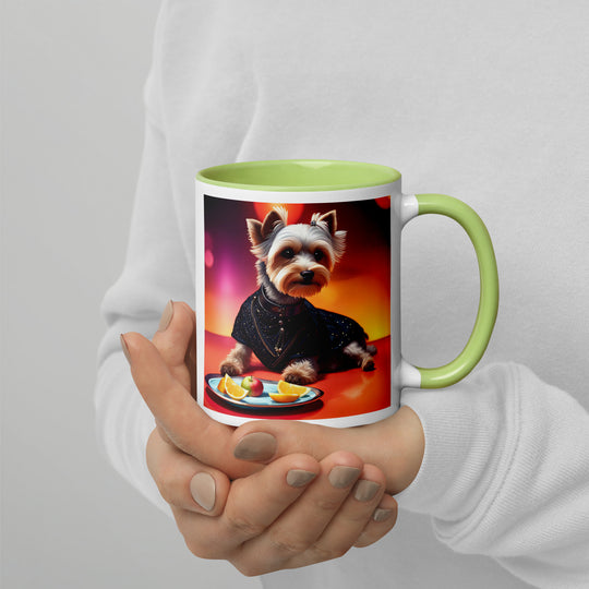 Yorkipoo General- Mug with Color Inside v4