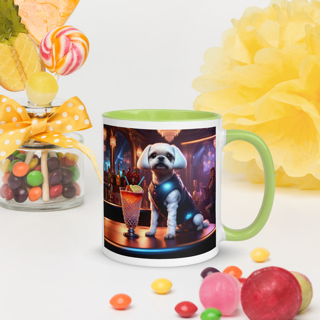 Pugapoo General- Mug with Color Inside v4