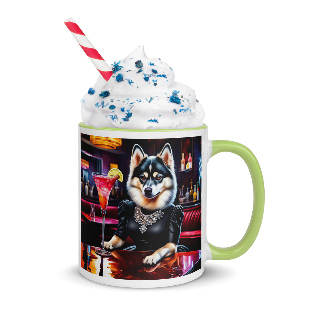 Pomsky General- Mug with Color Inside v10