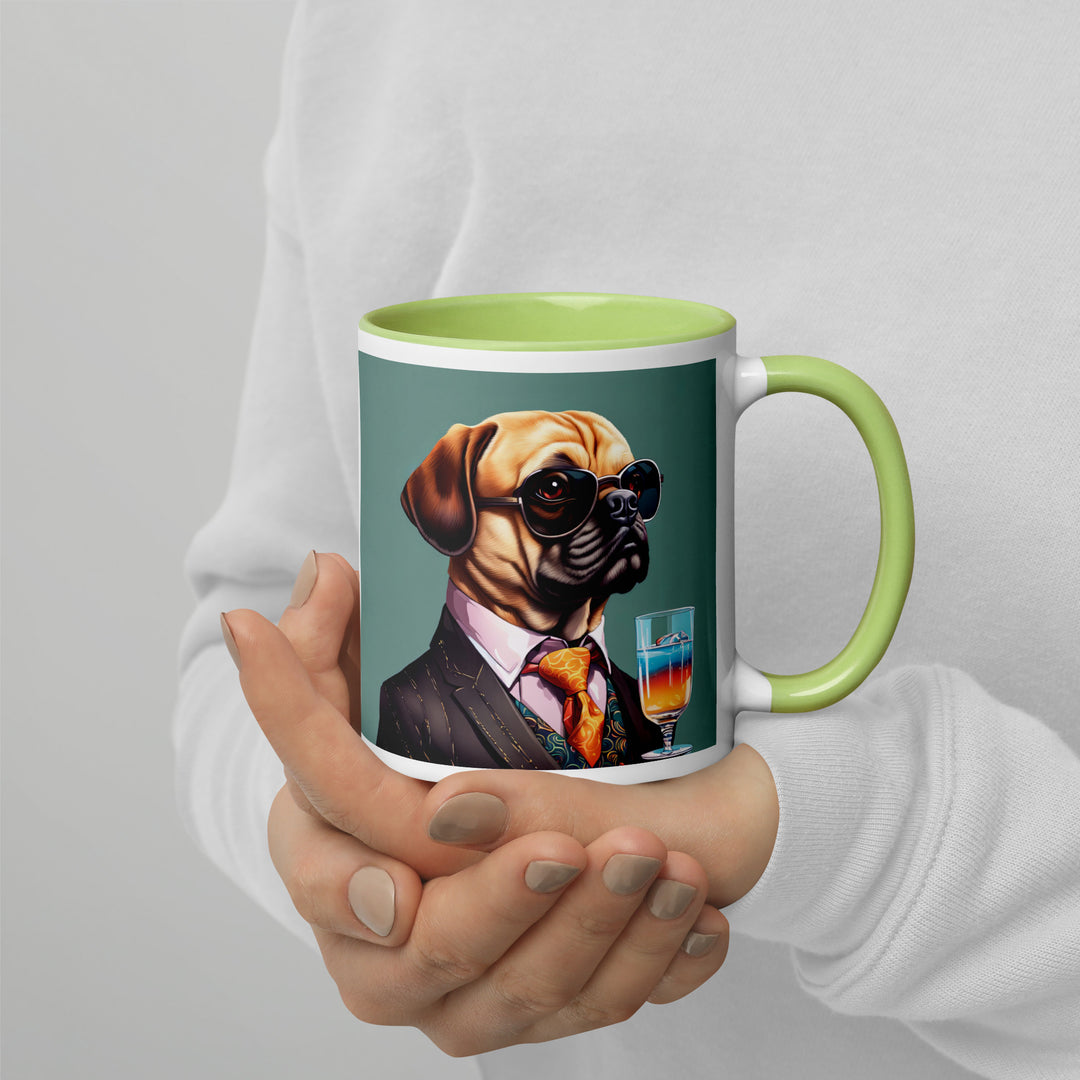 Puggle General- Mug with Color Inside