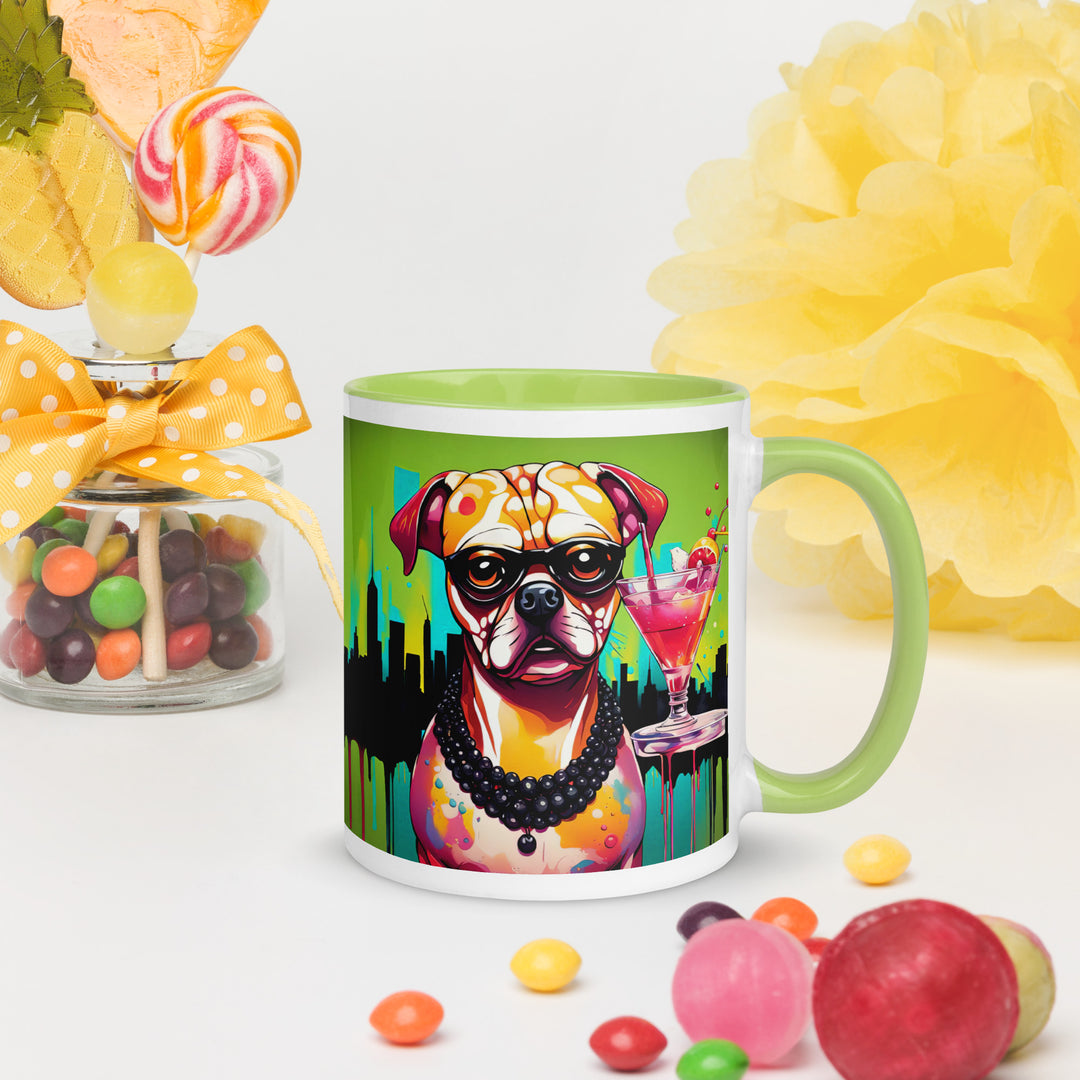 Puggle General- Mug with Color Inside v4