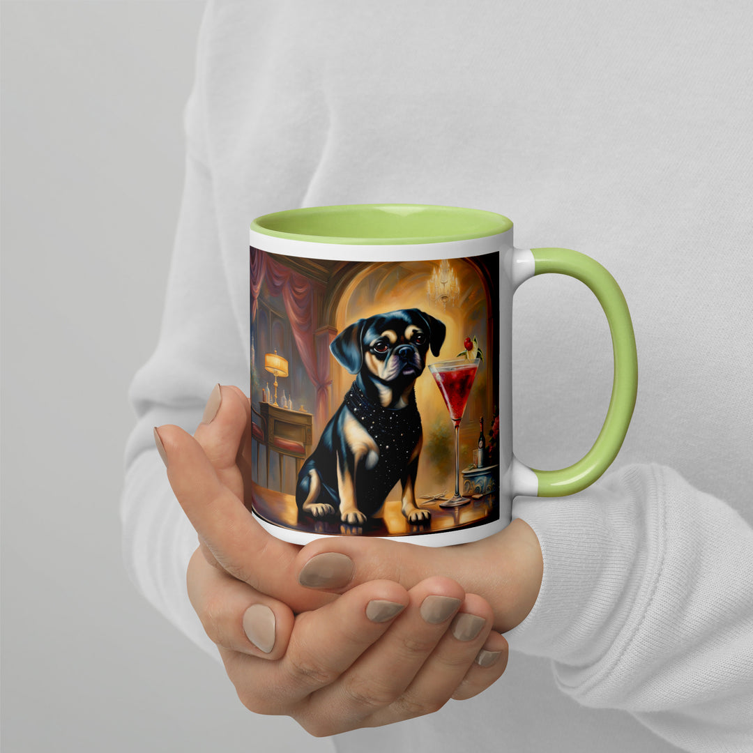 Puggle General- Mug with Color Inside v6