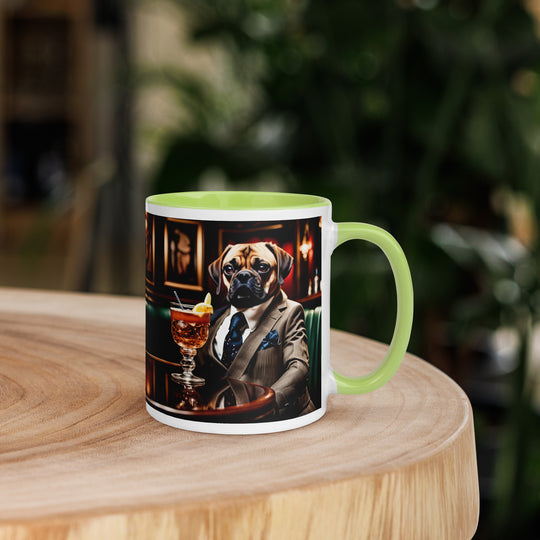 Puggle General- Mug with Color Inside v14