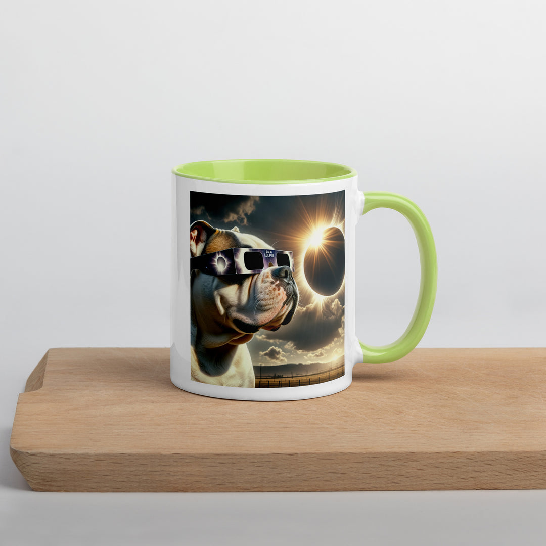 American Bulldog Eclipse- Mug with Color Inside