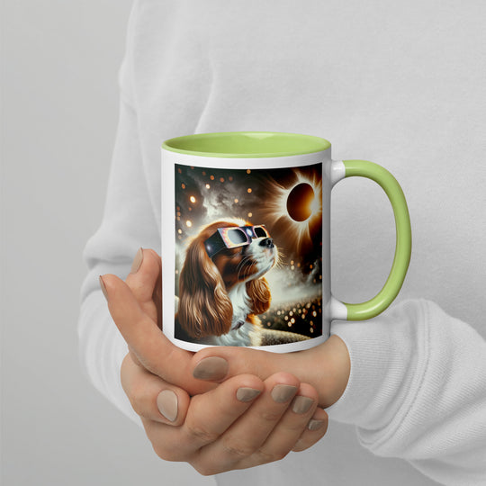 Cavalier King Charles Spaniel Eclipse- Mug with Color Inside v2