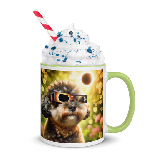 Pugapoo Eclipse- Mug with Color Inside v2