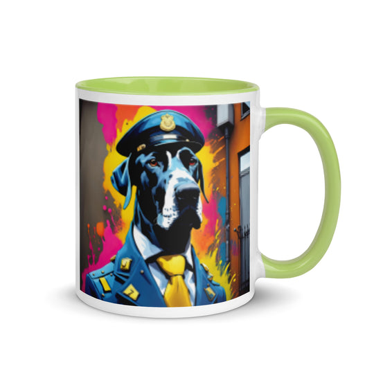Great Dane- Mug with Color Inside v5