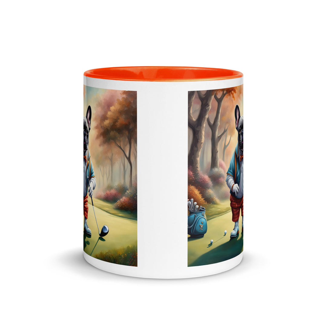 Mug with Color Inside-French Bulldog