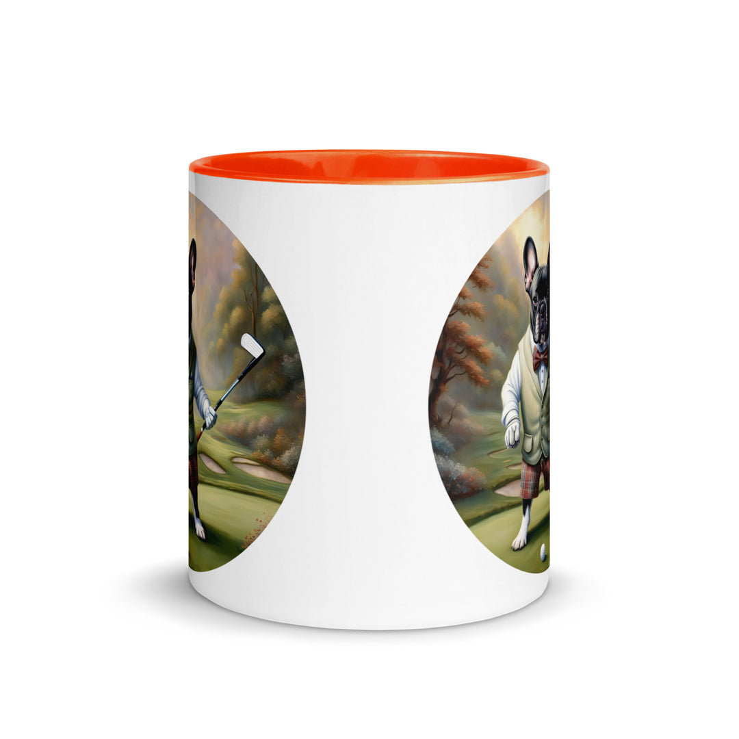 Mug with Color Inside-French Bulldog V3