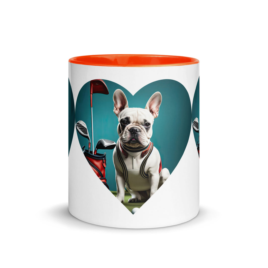 Mug with Color Inside-French Bulldog V7