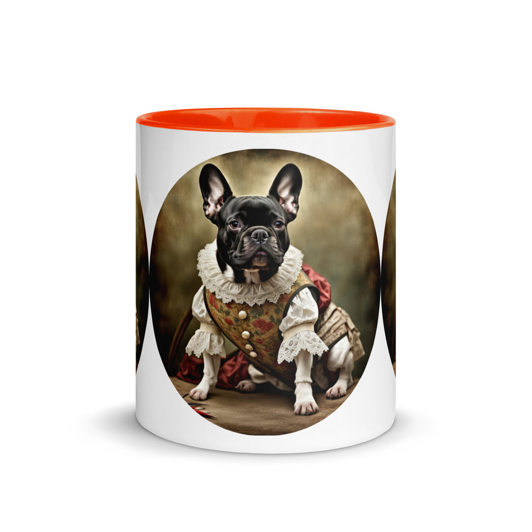 Mug with Color Inside-French Bulldog V8