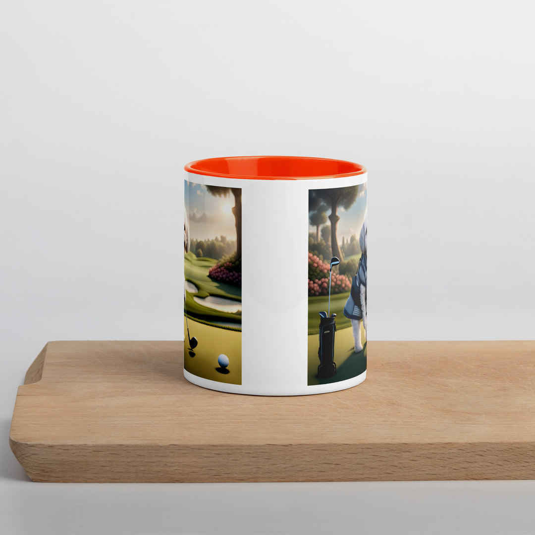 Maltipoo Golfer- Mug with Color Inside