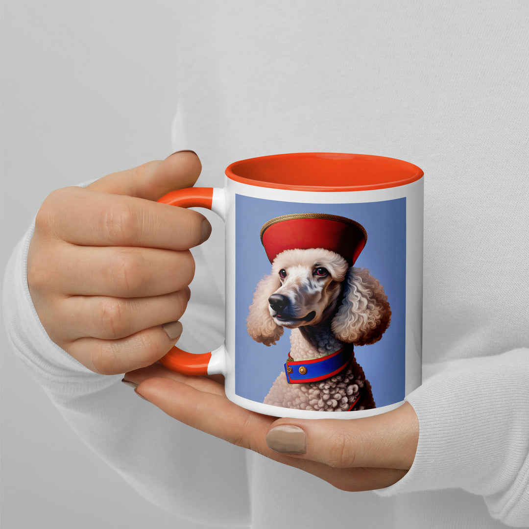 Poodle- Mug with Color Inside v3