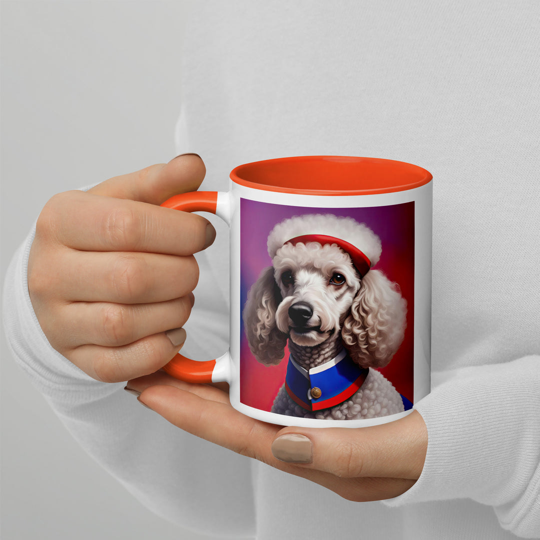 Poodle- Mug with Color Inside v5