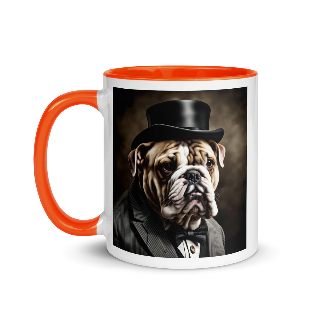 Bulldog- Mug with Color Inside