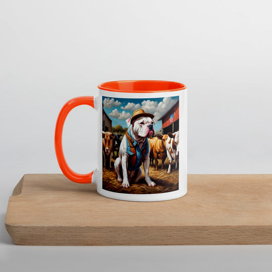 American Bulldog- Mug with Color Inside v2